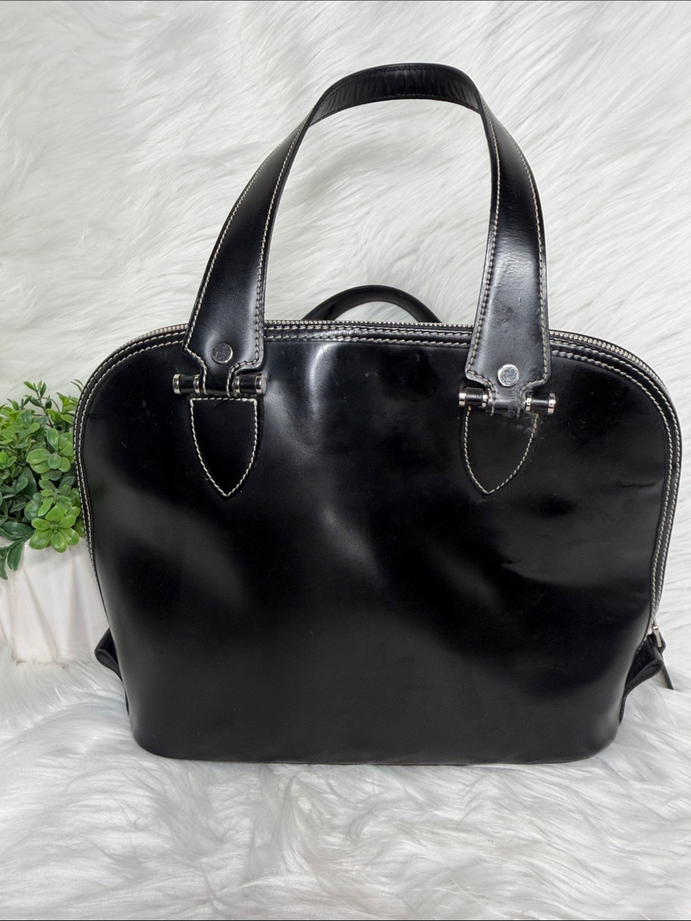 vintage Dooney & Bourke Toiny domed satchel handbag - Picture 4 of 10